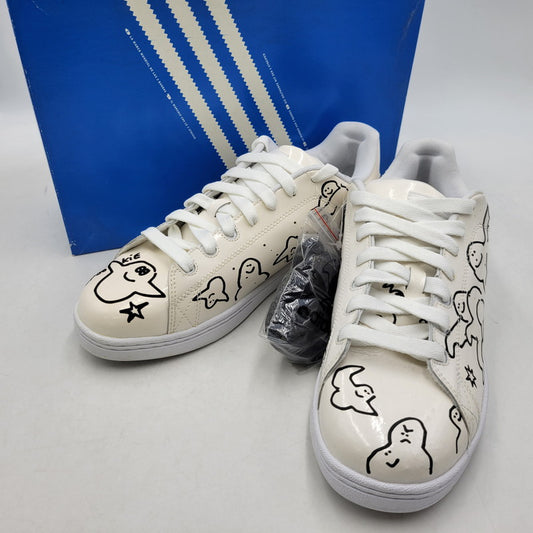 【中古品】【メンズ】 adidas アディダス × MARK GONZALES マークゴンザレス STAN SMITH SKATE 466443 スタンスミス スケート スニーカー シューズ 靴 161-260417-as-13-izu サイズ：28.5cm カラー：RWHITE/RWHITE/BLACK 万代Net店