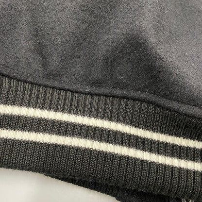 【中古品】【メンズ】 NEIGHBORHOOD ネイバーフッド 252SZNH-JKM03S STADIUM JACKET スタジアムジャケット スタジャン アウター 142-260417-kh-06-izu サイズ：L カラー：ブラック×ホワイト 万代Net店