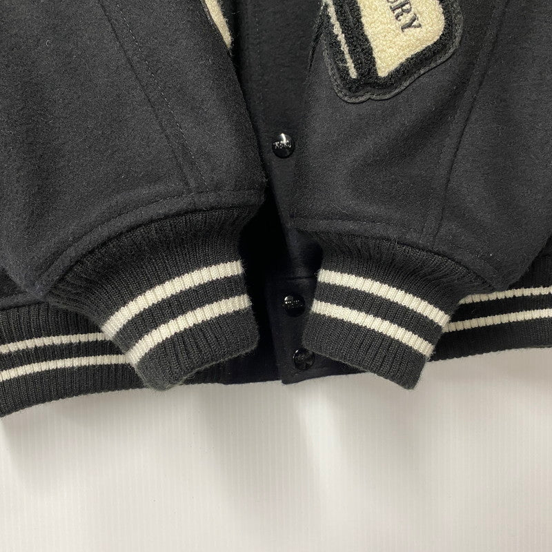 【中古品】【メンズ】 NEIGHBORHOOD ネイバーフッド 252SZNH-JKM03S STADIUM JACKET スタジアムジャケット スタジャン アウター 142-260417-kh-06-izu サイズ：L カラー：ブラック×ホワイト 万代Net店
