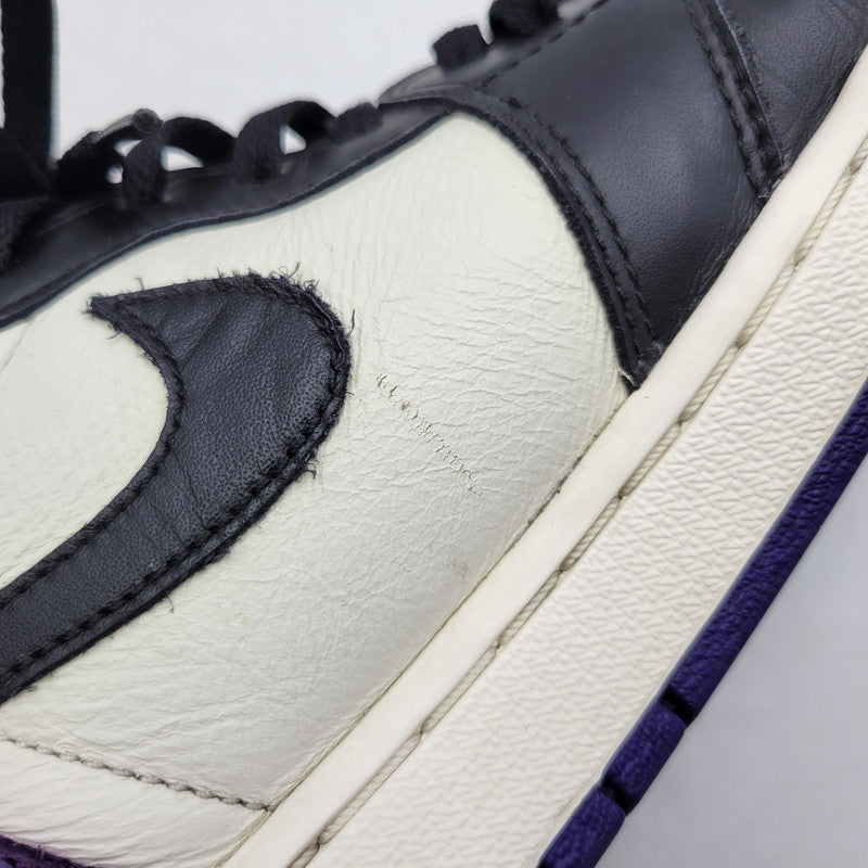【中古品】【メンズ】 AIR JORDAN 1 RETRO HIGH OG 555088-501 エア ジョーダン 1 レトロ ハイ OG スニーカー シューズ 靴 160-260417-as-08-izu サイズ：27.5cm カラー：COURT PURPLE/BLACK-SAIL 万代Net店