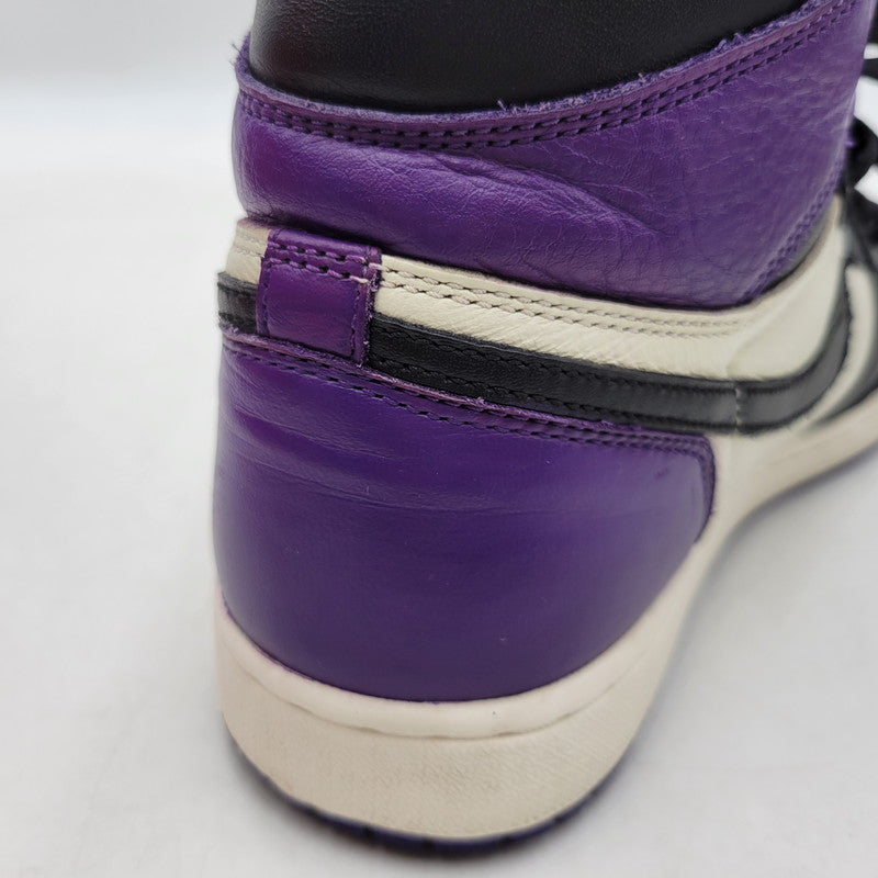 【中古品】【メンズ】 AIR JORDAN 1 RETRO HIGH OG 555088-501 エア ジョーダン 1 レトロ ハイ OG スニーカー シューズ 靴 160-260417-as-08-izu サイズ：27.5cm カラー：COURT PURPLE/BLACK-SAIL 万代Net店