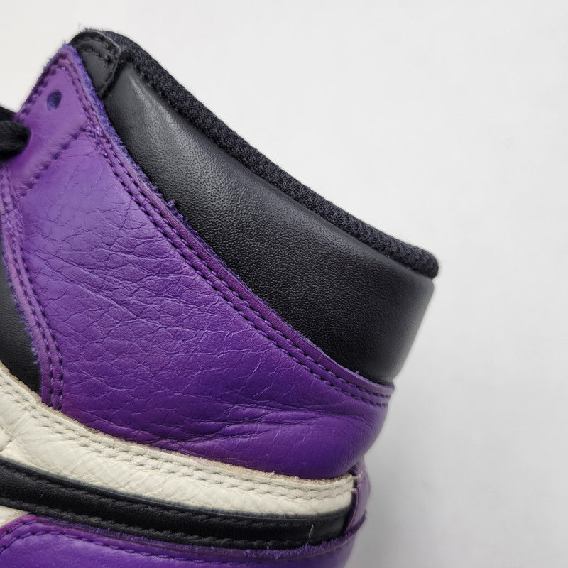 【中古品】【メンズ】 AIR JORDAN 1 RETRO HIGH OG 555088-501 エア ジョーダン 1 レトロ ハイ OG スニーカー シューズ 靴 160-260417-as-08-izu サイズ：27.5cm カラー：COURT PURPLE/BLACK-SAIL 万代Net店