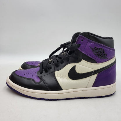 【中古品】【メンズ】 AIR JORDAN 1 RETRO HIGH OG 555088-501 エア ジョーダン 1 レトロ ハイ OG スニーカー シューズ 靴 160-260417-as-08-izu サイズ：27.5cm カラー：COURT PURPLE/BLACK-SAIL 万代Net店
