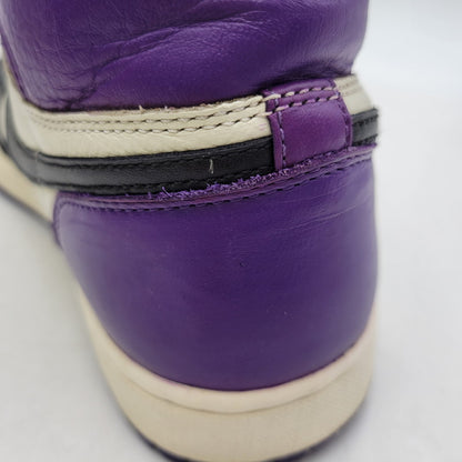 【中古品】【メンズ】 AIR JORDAN 1 RETRO HIGH OG 555088-501 エア ジョーダン 1 レトロ ハイ OG スニーカー シューズ 靴 160-260417-as-08-izu サイズ：27.5cm カラー：COURT PURPLE/BLACK-SAIL 万代Net店