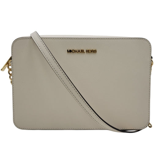 【中古品】【レディース】 Michael Kors マイケルコース JET SET LG EW CROSSBODY 35T8GTTC9L ジェット セット クロスボディ ショルダーバッグ カバン 鞄 188-260420-as-08-izu カラー：クリーム系 万代Net店