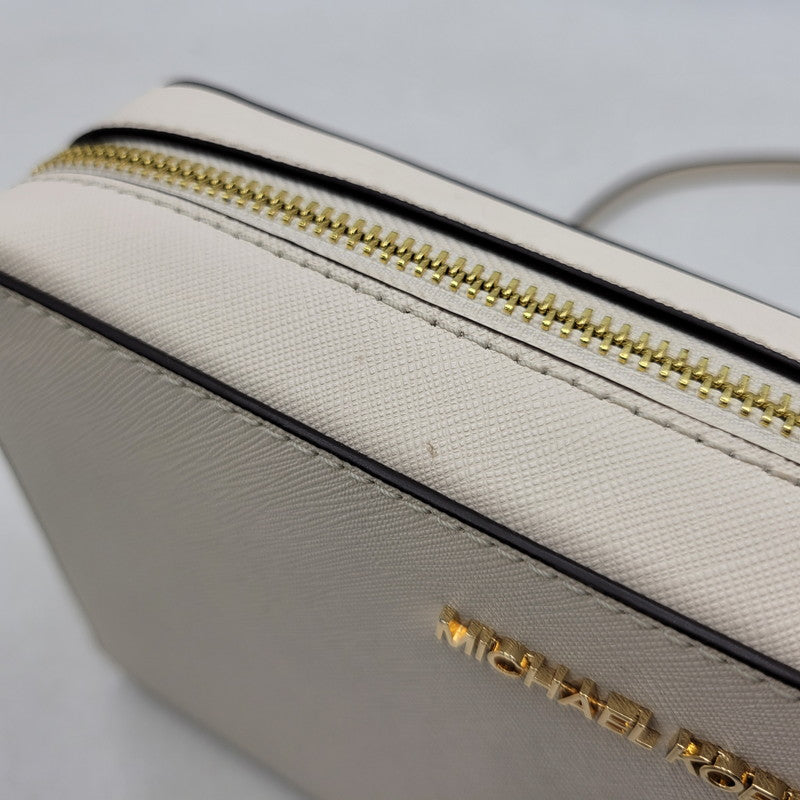 【中古品】【レディース】 JET SET LG EW CROSSBODY 35T8GTTC9L ジェット セット クロスボディ ショルダーバッグ カバン 鞄 188-260420-as-08-izu カラー：クリーム系 万代Net店