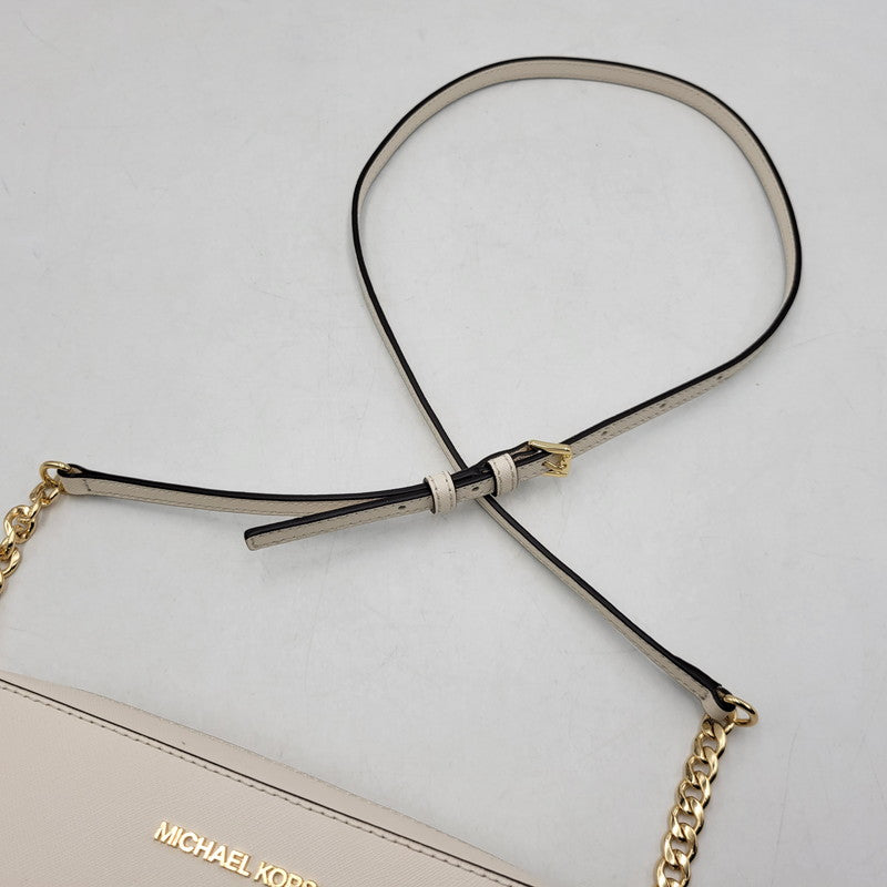 【中古品】【レディース】 JET SET LG EW CROSSBODY 35T8GTTC9L ジェット セット クロスボディ ショルダーバッグ カバン 鞄 188-260420-as-08-izu カラー：クリーム系 万代Net店