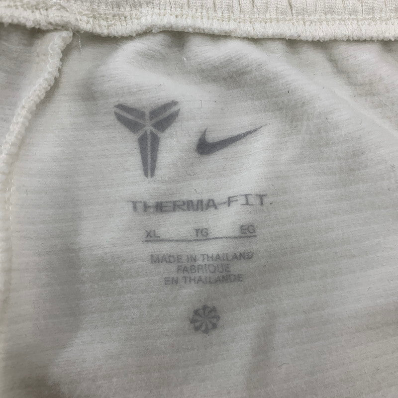 【中古品】【メンズ】 NIKE ナイキ × KOBE BRYANT コービーブライアント THERMA-FIT BASKETBALL TROUSERS HQ4699-133 サーマフィット バスケットボール トラウザーズ パンツ 159-260420-as-15-izu サイズ：XL カラー：ホワイト系×ゴールド 万代Net店