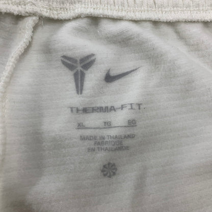 【中古品】【メンズ】 NIKE ナイキ × KOBE BRYANT コービーブライアント THERMA-FIT BASKETBALL TROUSERS HQ4699-133 サーマフィット バスケットボール トラウザーズ パンツ 159-260420-as-15-izu サイズ：XL カラー：ホワイト系×ゴールド 万代Net店