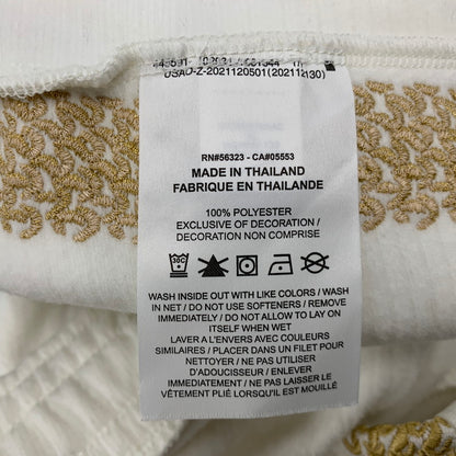 【中古品】【メンズ】 NIKE ナイキ × KOBE BRYANT コービーブライアント THERMA-FIT BASKETBALL TROUSERS HQ4699-133 サーマフィット バスケットボール トラウザーズ パンツ 159-260420-as-15-izu サイズ：XL カラー：ホワイト系×ゴールド 万代Net店