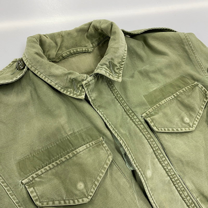 【現状渡し品】【メンズ】 US ARMY ユーエスアーミー CONMAR コンマー アルミジップ 60S M-51 FIELD JACKET フィールド ジャケット アウター 146-260418-cs-09-izu サイズ：S カラー：カーキ 万代Net店