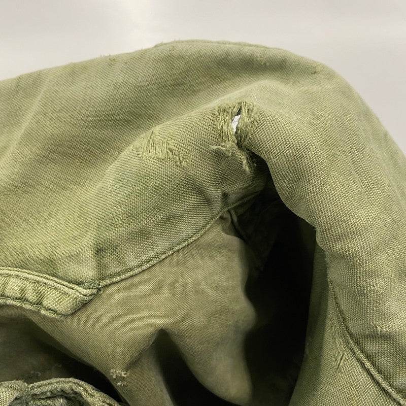 【現状渡し品】【メンズ】 US ARMY ユーエスアーミー CONMAR コンマー アルミジップ 60S M-51 FIELD JACKET フィールド ジャケット アウター 146-260418-cs-09-izu サイズ：S カラー：カーキ 万代Net店