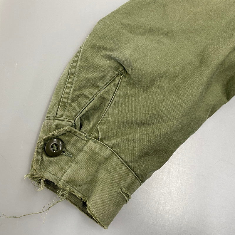 【現状渡し品】【メンズ】 US ARMY ユーエスアーミー CONMAR コンマー アルミジップ 60S M-51 FIELD JACKET フィールド ジャケット アウター 146-260418-cs-09-izu サイズ：S カラー：カーキ 万代Net店
