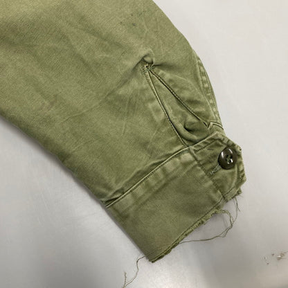 【現状渡し品】【メンズ】 US ARMY ユーエスアーミー CONMAR コンマー アルミジップ 60S M-51 FIELD JACKET フィールド ジャケット アウター 146-260418-cs-09-izu サイズ：S カラー：カーキ 万代Net店