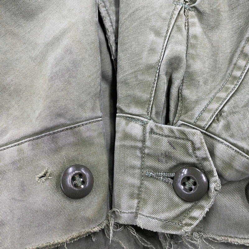 【現状渡し品】【メンズ】 US ARMY ユーエスアーミー CONMAR コンマー アルミジップ 60S M-51 FIELD JACKET フィールド ジャケット アウター 146-260418-cs-09-izu サイズ：S カラー：カーキ 万代Net店