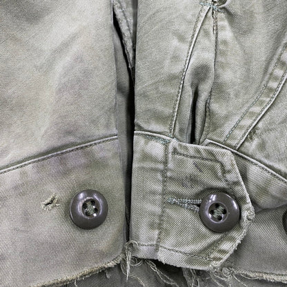 【現状渡し品】【メンズ】 US ARMY ユーエスアーミー CONMAR コンマー アルミジップ 60S M-51 FIELD JACKET フィールド ジャケット アウター 146-260418-cs-09-izu サイズ：S カラー：カーキ 万代Net店