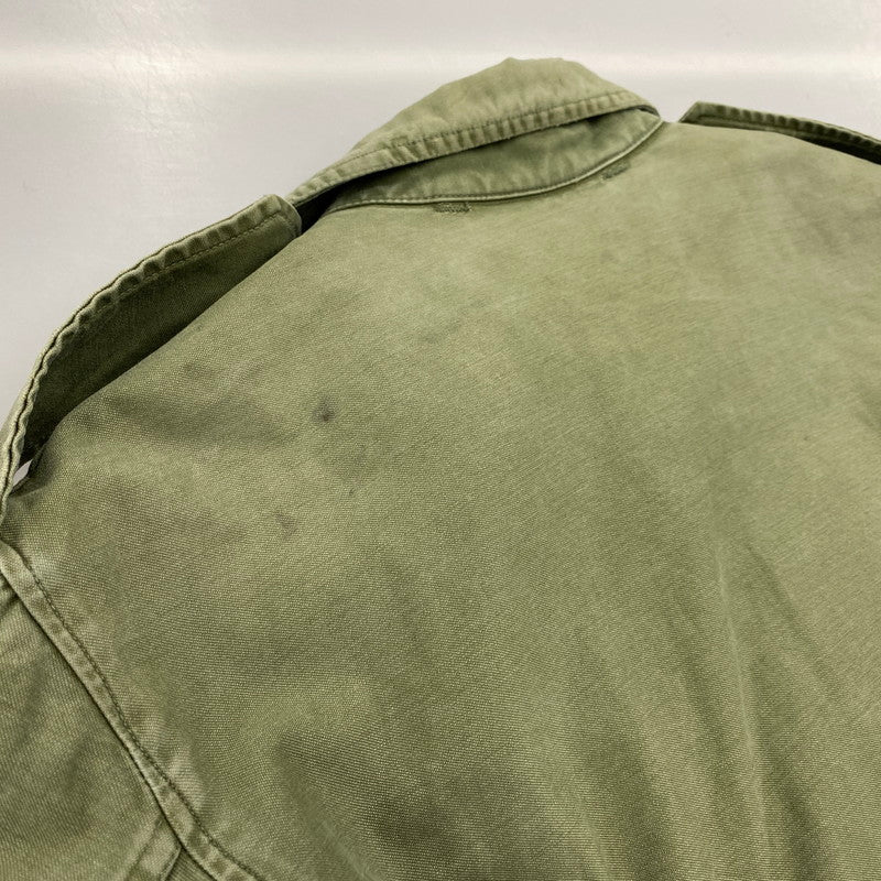 【現状渡し品】【メンズ】 US ARMY ユーエスアーミー CONMAR コンマー アルミジップ 60S M-51 FIELD JACKET フィールド ジャケット アウター 146-260418-cs-09-izu サイズ：S カラー：カーキ 万代Net店