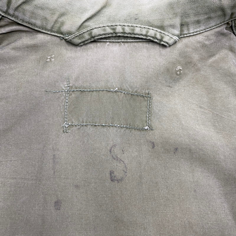 【現状渡し品】【メンズ】 US ARMY ユーエスアーミー CONMAR コンマー アルミジップ 60S M-51 FIELD JACKET フィールド ジャケット アウター 146-260418-cs-09-izu サイズ：S カラー：カーキ 万代Net店
