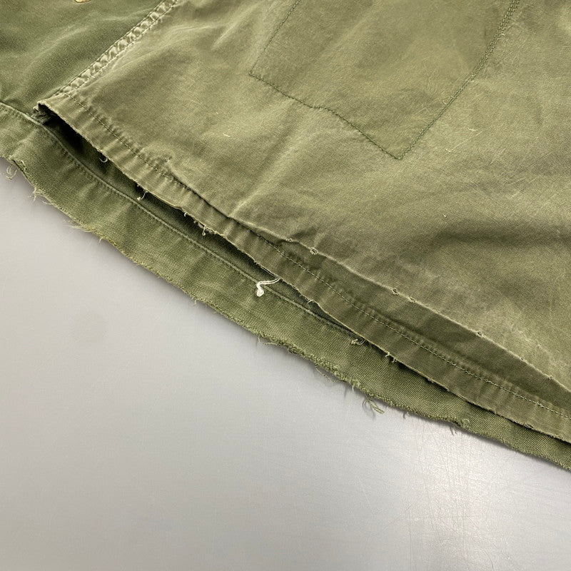 【現状渡し品】【メンズ】 US ARMY ユーエスアーミー CONMAR コンマー アルミジップ 60S M-51 FIELD JACKET フィールド ジャケット アウター 146-260418-cs-09-izu サイズ：S カラー：カーキ 万代Net店