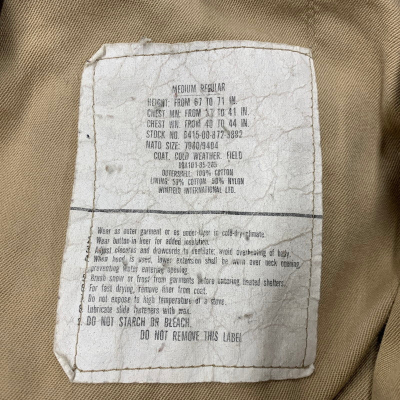 【現状渡し品】【メンズ】 US ARMY ユーエスアーミー 8415-00-872-3882 3RD TYPE M-65 FIELD JACKET フィールド ジャケット アウター 146-260418-ya-10-izu サイズ：MEDIUM-REGULAR カラー：ベージュ 万代Net店