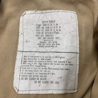 【現状渡し品】【メンズ】 US ARMY ユーエスアーミー 8415-00-872-3882 3RD TYPE M-65 FIELD JACKET フィールド ジャケット アウター 146-260418-ya-10-izu サイズ：MEDIUM-REGULAR カラー：ベージュ 万代Net店