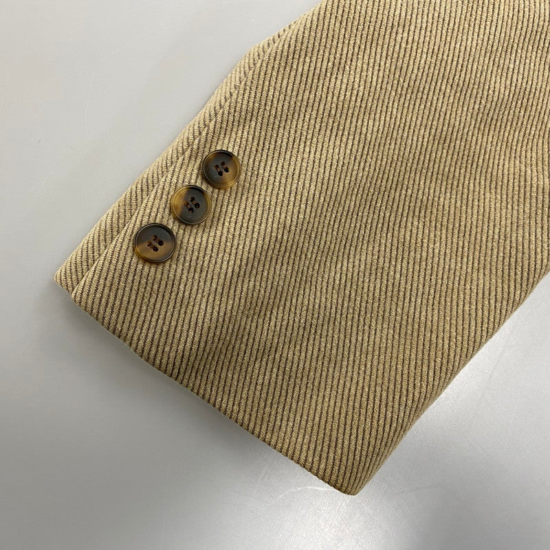 【中古品】【メンズ】 CORDUROY 2B TAILORED JACKET コーデュロイ ツービー テーラード ジャケット アウター 146-260418-cs-08-izu サイズ：38 カラー：ベージュ 万代Net店