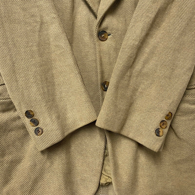 【中古品】【メンズ】 CORDUROY 2B TAILORED JACKET コーデュロイ ツービー テーラード ジャケット アウター 146-260418-cs-08-izu サイズ：38 カラー：ベージュ 万代Net店
