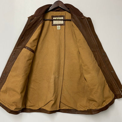 【中古品】【メンズ】 ORVIS オービス 90’S LEATHER VEST レザー ベスト アウター 146-260418-cs-05-izu サイズ：M カラー：ブラウン 万代Net店