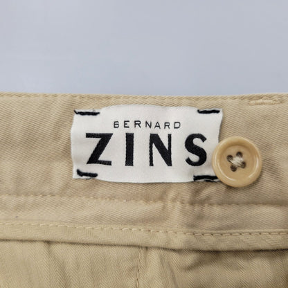 【中古品】【メンズ】 BERNARD ZINS ベルナール ザンス × BEAMS F ビームスF BRUCE COTTON TWILL PANTS 21-23-0563-727 コットンツイルパンツ 158-260420-as-11-izu サイズ：40 カラー：ベージュ 万代Net店