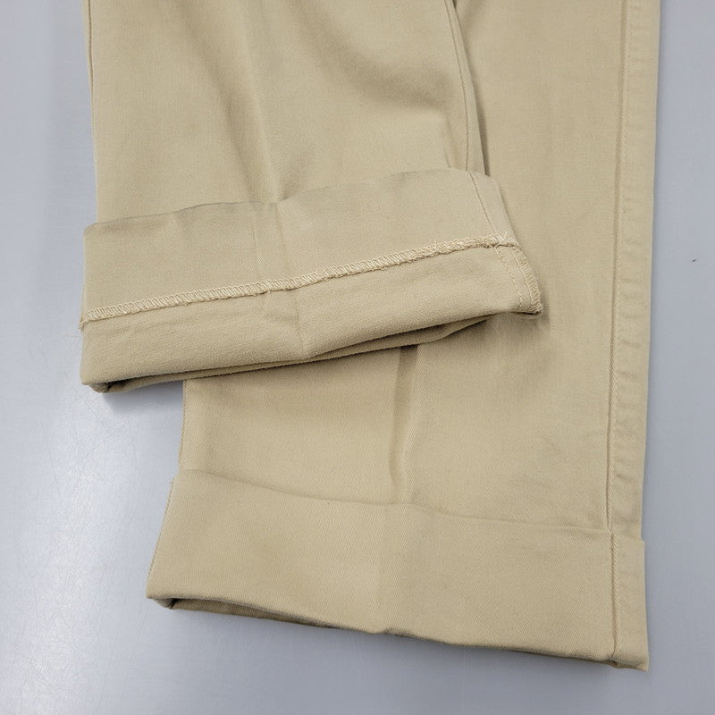 【中古品】【メンズ】 BERNARD ZINS ベルナール ザンス × BEAMS F ビームスF BRUCE COTTON TWILL PANTS 21-23-0563-727 コットンツイルパンツ 158-260420-as-11-izu サイズ：40 カラー：ベージュ 万代Net店