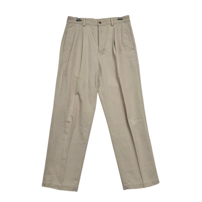 【中古品】【メンズ】 2TUCK CHINO PANTS 2タック チノパンツ 香港製 ボトムス 157-260420-as-12-izu サイズ：30×30 カラー：ベージュ 万代Net店