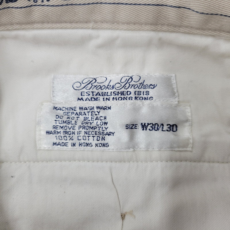 【中古品】【メンズ】 2TUCK CHINO PANTS 2タック チノパンツ 香港製 ボトムス 157-260420-as-12-izu サイズ：30×30 カラー：ベージュ 万代Net店