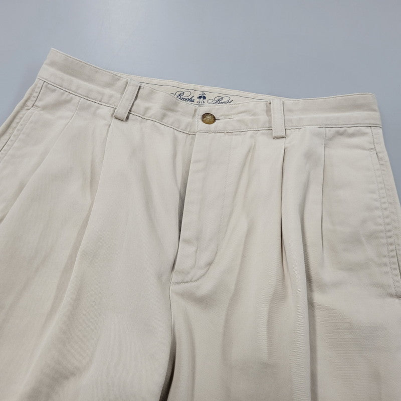 【中古品】【メンズ】 2TUCK CHINO PANTS 2タック チノパンツ 香港製 ボトムス 157-260420-as-12-izu サイズ：30×30 カラー：ベージュ 万代Net店