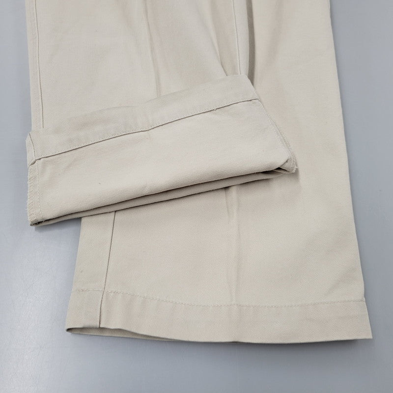 【中古品】【メンズ】 2TUCK CHINO PANTS 2タック チノパンツ 香港製 ボトムス 157-260420-as-12-izu サイズ：30×30 カラー：ベージュ 万代Net店