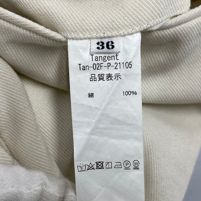 【中古品】【メンズ】 TANGENT タンジェント TAN-02F-P-21105 HENRY TAN 02 HARD TWIST TWILL PANTS ヘンリー タン ハード ツイスト ツイル パンツ ボトムス ズボン 151-260419-cs-10-izu サイズ：36 カラー：ホワイト 万代Net店