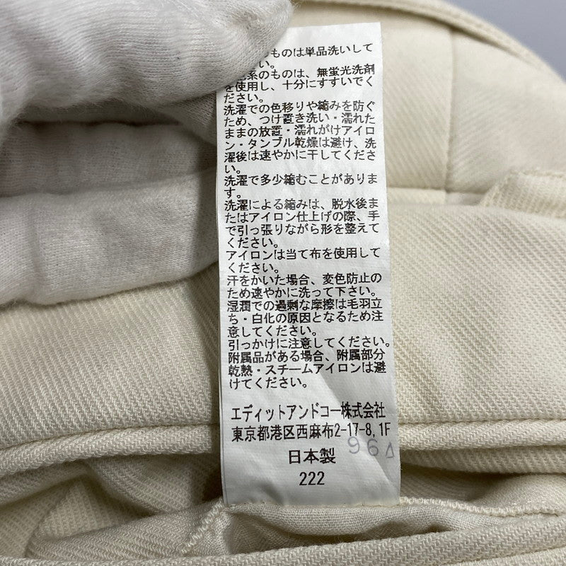【中古品】【メンズ】 TANGENT タンジェント TAN-02F-P-21105 HENRY TAN 02 HARD TWIST TWILL PANTS ヘンリー タン ハード ツイスト ツイル パンツ ボトムス ズボン 151-260419-cs-10-izu サイズ：36 カラー：ホワイト 万代Net店