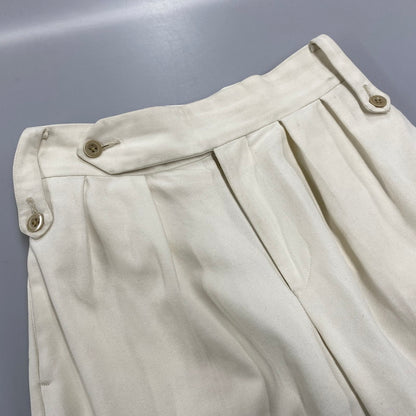 【中古品】【メンズ】 TANGENT タンジェント TAN-02F-P-21105 HENRY TAN 02 HARD TWIST TWILL PANTS ヘンリー タン ハード ツイスト ツイル パンツ ボトムス ズボン 151-260419-cs-10-izu サイズ：36 カラー：ホワイト 万代Net店