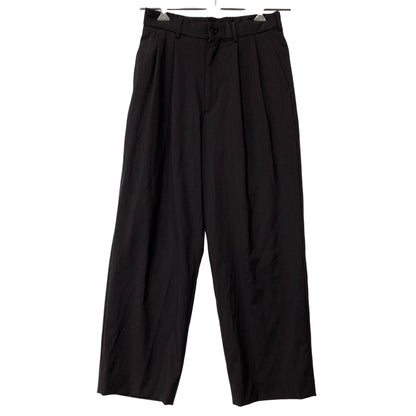 【中古品】【メンズ】 A25A11PT01C CLASSIC FIT DOUBLE PLEATED TROUSERS クラシック フィット ダブル プリーテッド トラウザーズ パンツ ボトムス ズボン 151-260419-cs-11-izu サイズ：1 カラー：ブラック 万代Net店