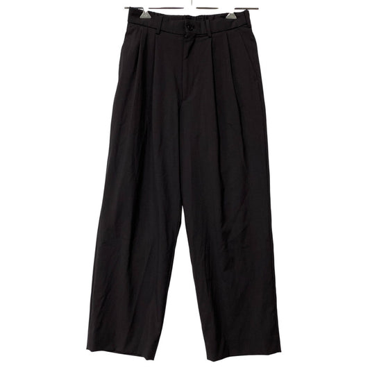 【中古品】【メンズ】 markaware マーカウェア A25A11PT01C CLASSIC FIT DOUBLE PLEATED TROUSERS クラシック フィット ダブル プリーテッド トラウザーズ パンツ ボトムス ズボン 151-260419-cs-11-izu サイズ：1 カラー：ブラック 万代Net店