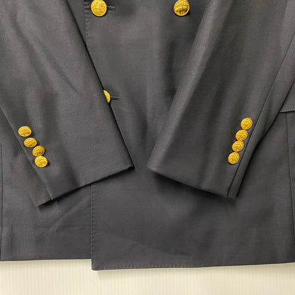 【中古品】【メンズ】 Brooks Brothers ブルックスブラザーズ 1818 VITALE BARBERIS CANONICO ヴィタル バルベリス カノニコ 金ボタン DOUBLE TAILORED JACKET ダブル テーラード ジャケット アウター 145-260418-cs-01-izu サイズ：38REG カラー：ネイビー 万代Net店
