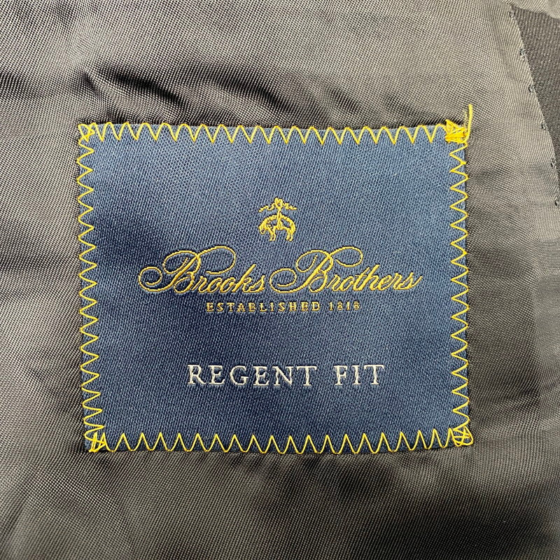 【中古品】【メンズ】 Brooks Brothers ブルックスブラザーズ 1818 VITALE BARBERIS CANONICO ヴィタル バルベリス カノニコ 金ボタン DOUBLE TAILORED JACKET ダブル テーラード ジャケット アウター 145-260418-cs-01-izu サイズ：38REG カラー：ネイビー 万代Net店