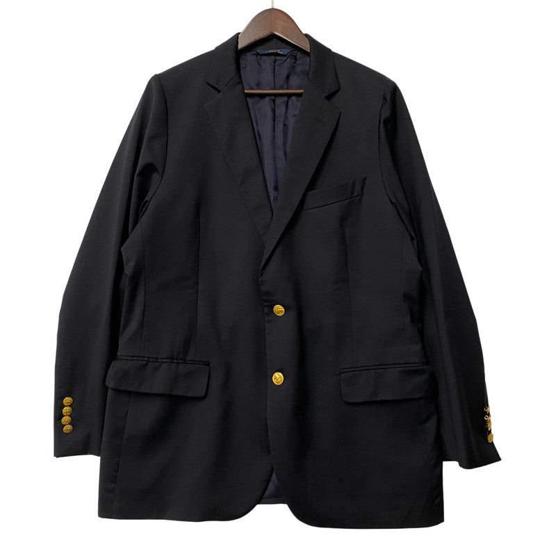 【中古品】【メンズ】 1818 ESTRATO USA製 金ボタン 2B TAILORED JACKET ツービー テーラード ジャケット アウター 145-260418-cs-06-izu サイズ：41S/35W カラー：ネイビー 万代Net店