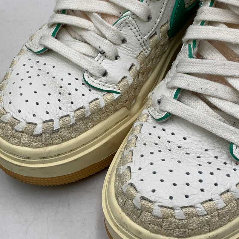 【中古品】【レディース】 NIKE ナイキ × UNION ユニオン × BEPHIES BEAUTY SUPPLY FD0696-100 WOMEN'S AIR JORDAN 1 HIGH ELEVATE SP SUMMER 96 166-260418-ya-06-izu サイズ：22cm カラー：SAIL/KINETIC GREEN-MUSLIN 万代Net店
