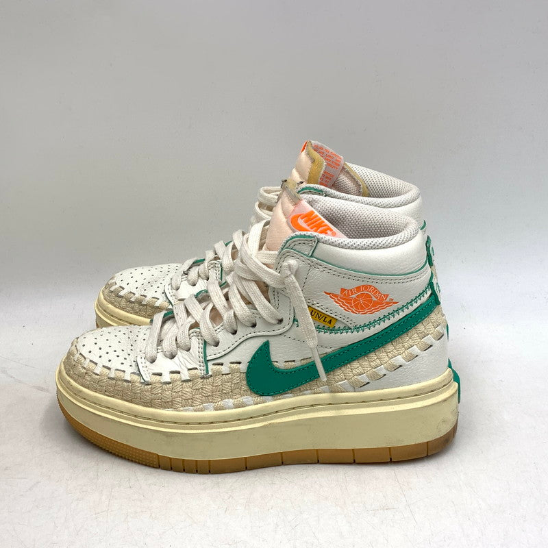 【中古品】【レディース】 NIKE ナイキ × UNION ユニオン × BEPHIES BEAUTY SUPPLY FD0696-100 WOMEN'S AIR JORDAN 1 HIGH ELEVATE SP SUMMER 96 166-260418-ya-06-izu サイズ：22cm カラー：SAIL/KINETIC GREEN-MUSLIN 万代Net店