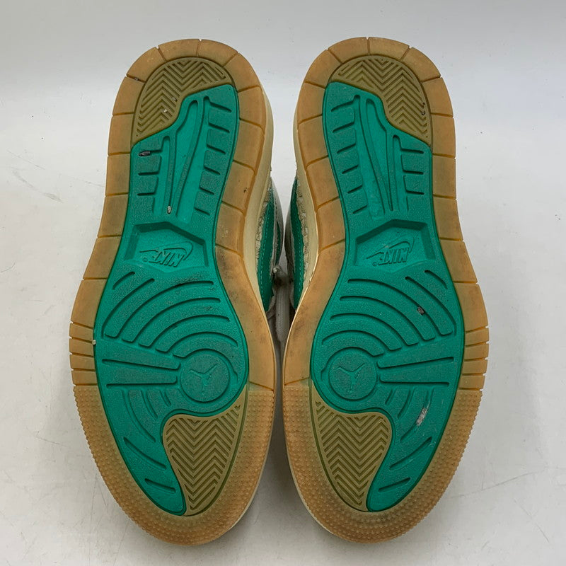 【中古品】【レディース】 NIKE ナイキ × UNION ユニオン × BEPHIES BEAUTY SUPPLY FD0696-100 WOMEN'S AIR JORDAN 1 HIGH ELEVATE SP SUMMER 96 166-260418-ya-06-izu サイズ：22cm カラー：SAIL/KINETIC GREEN-MUSLIN 万代Net店
