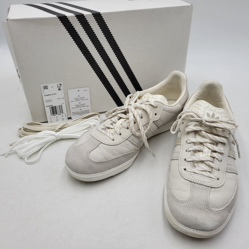 【中古品】【メンズ】 adidas アディダス × KITH CLASSICS キス クラシックス SAMBA KITH IH0090 サンバ キス スニーカー シューズ 靴 161-260417-as-12-izu サイズ：26.5cm カラー：CLOWHI/OWHITE/ORBGRY 万代Net店