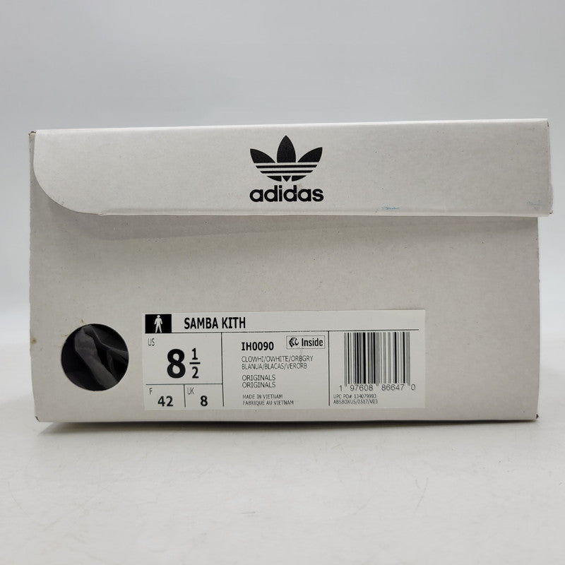 【中古品】【メンズ】 adidas アディダス × KITH CLASSICS キス クラシックス SAMBA KITH IH0090 サンバ キス スニーカー シューズ 靴 161-260417-as-12-izu サイズ：26.5cm カラー：CLOWHI/OWHITE/ORBGRY 万代Net店