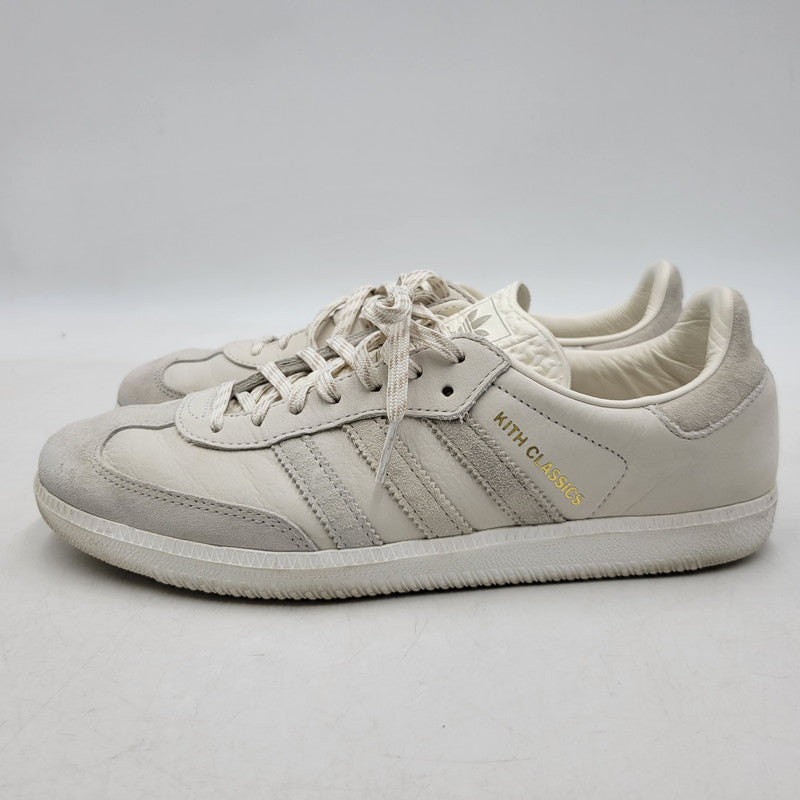 【中古品】【メンズ】 adidas アディダス × KITH CLASSICS キス クラシックス SAMBA KITH IH0090 サンバ キス スニーカー シューズ 靴 161-260417-as-12-izu サイズ：26.5cm カラー：CLOWHI/OWHITE/ORBGRY 万代Net店