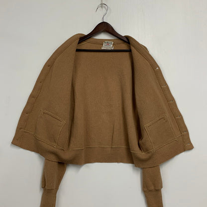 【現状渡し品】【メンズ】 BONN MORLEY LTD ボン モーリー リミテッド WOOL CARDIGAN ウール カーディガン トップス 長袖 146-260420-ya-12-izu サイズ：44 カラー：BEIGE 万代Net店