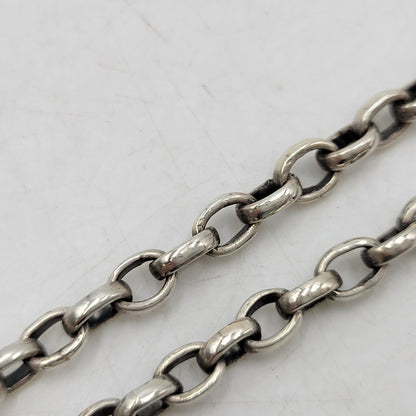 【中古品】【メンズ/レディース】 UNKNOWN 925 あずきチェーン ネックレス アクセサリー 192-260419-as-07-izu カラー：シルバー 万代Net店